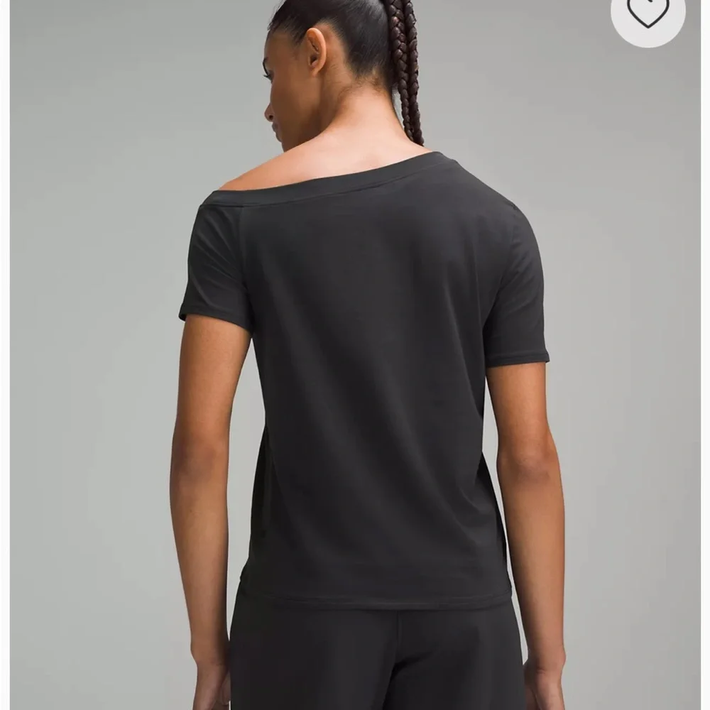Lululemon Off-The-Shoulder Cotton T-Shirt - Picture 2 of 6